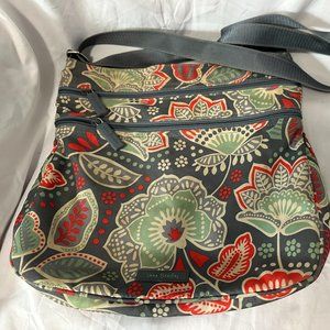 Vera Bradley non-quilted Nomadic Floral Triple Hipster Crossbody Bag